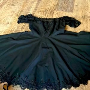 Black lace dress hot topic
